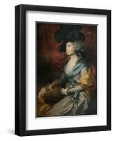 'Mrs Siddons', 1785-Thomas Gainsborough-Framed Giclee Print