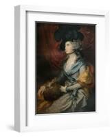 'Mrs Siddons', 1785-Thomas Gainsborough-Framed Giclee Print