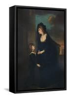 'Mrs. Siddons and Her Son in the Tragedy of Isabella, 1784, (1935)-William Hamilton-Framed Stretched Canvas