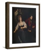 Mrs. Siddons and J. P. Kemble in the Dagger Scene from Macbeth, 1786-Thomas Beach-Framed Giclee Print