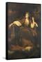 Mrs. Siddons as "The Tragic Muse"-Sir Joshua Reynolds-Framed Stretched Canvas