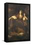 Mrs. Siddons as "The Tragic Muse"-Sir Joshua Reynolds-Framed Stretched Canvas