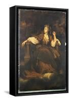 Mrs. Siddons as 'The Tragic Muse'-Sir Joshua Reynolds-Framed Stretched Canvas