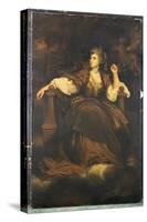 Mrs. Siddons as 'The Tragic Muse'-Sir Joshua Reynolds-Stretched Canvas