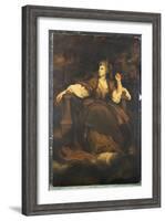 Mrs. Siddons as 'The Tragic Muse'-Sir Joshua Reynolds-Framed Giclee Print