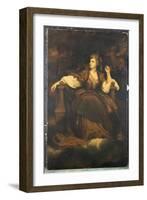 Mrs. Siddons as 'The Tragic Muse'-Sir Joshua Reynolds-Framed Giclee Print