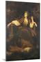 Mrs. Siddons as "The Tragic Muse"-Sir Joshua Reynolds-Mounted Giclee Print