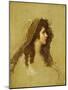 Mrs Siddons, C.1784-George Romney-Mounted Giclee Print