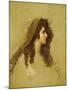 Mrs Siddons, C.1784-George Romney-Mounted Giclee Print