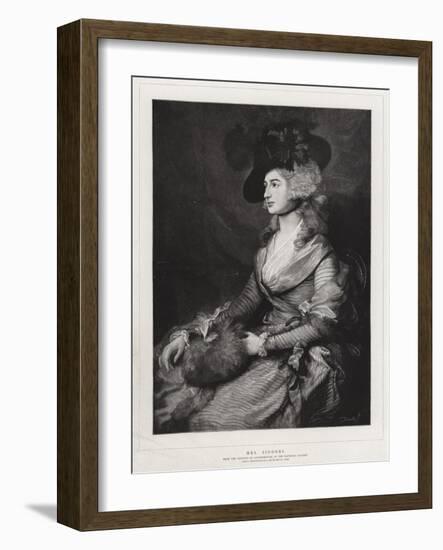 Mrs Siddons-Thomas Gainsborough-Framed Giclee Print