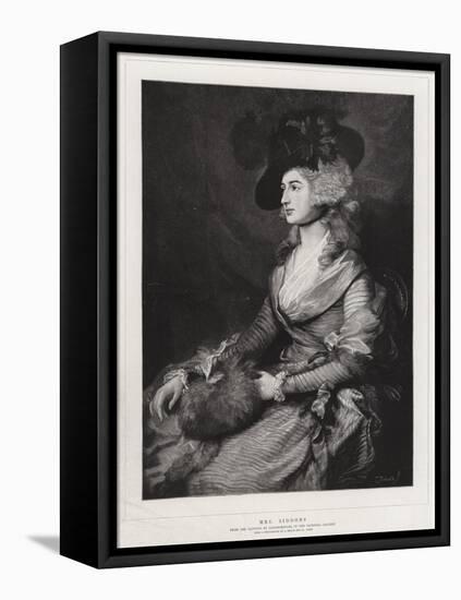 Mrs Siddons-Thomas Gainsborough-Framed Stretched Canvas
