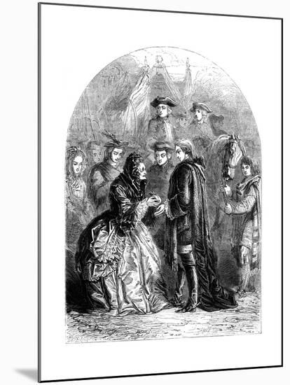 Mrs Skyring Welcoming the Young Pretender, 18th Century-TE Nicholson-Mounted Giclee Print