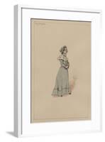 Mrs Snagsby, C.1920s-Joseph Clayton Clarke-Framed Giclee Print