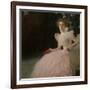 Mrs. Sonja Knips-Gustav Klimt-Framed Giclee Print