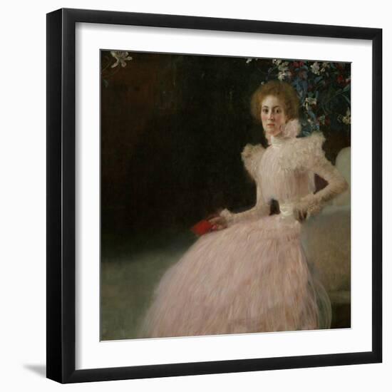 Mrs. Sonja Knips-Gustav Klimt-Framed Giclee Print