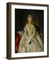 Mrs. T. in Cream Silk, No.2, 1920-George Wesley Bellows-Framed Giclee Print