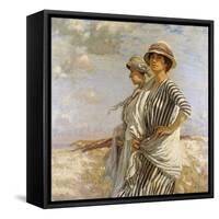Mrs Talmage and a Friend, 1916-Algernon Mayow Talmage-Framed Stretched Canvas