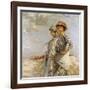 Mrs Talmage and a Friend, 1916-Algernon Mayow Talmage-Framed Giclee Print