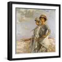 Mrs Talmage and a Friend, 1916-Algernon Mayow Talmage-Framed Giclee Print