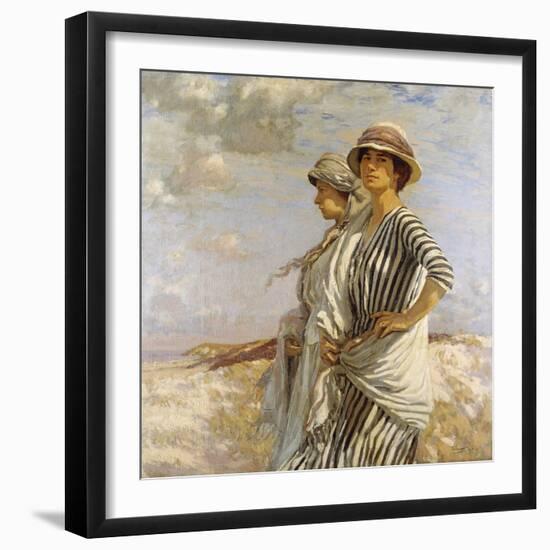 Mrs Talmage and a Friend, 1916-Algernon Mayow Talmage-Framed Giclee Print