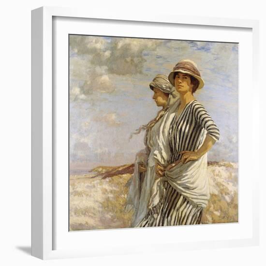 Mrs Talmage and a Friend, 1916-Algernon Mayow Talmage-Framed Giclee Print