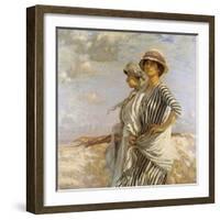 Mrs Talmage and a Friend-Algernon Talmage-Framed Giclee Print