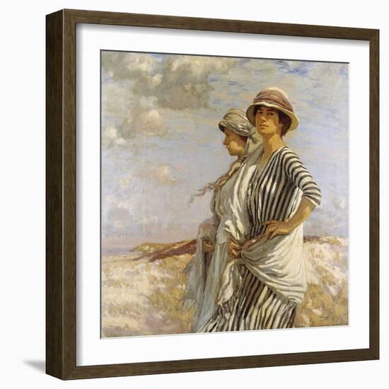 Mrs Talmage and a Friend-Algernon Talmage-Framed Giclee Print
