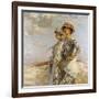 Mrs Talmage and a Friend-Algernon Talmage-Framed Giclee Print