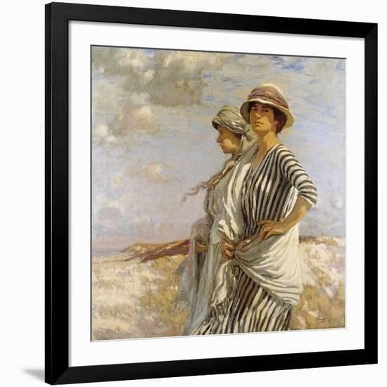 Mrs Talmage and a Friend-Algernon Talmage-Framed Giclee Print