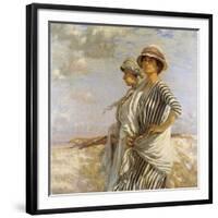 Mrs Talmage and a Friend-Algernon Talmage-Framed Giclee Print