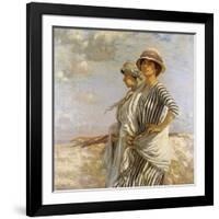 Mrs Talmage and a Friend-Algernon Talmage-Framed Giclee Print