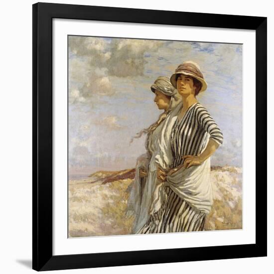 Mrs Talmage and a Friend-Algernon Talmage-Framed Giclee Print