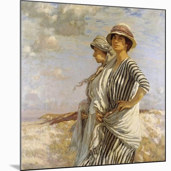 Mrs Talmage and a Friend-Algernon Talmage-Mounted Giclee Print