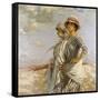 Mrs Talmage and a Friend-Algernon Talmage-Framed Stretched Canvas