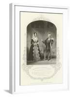 Mrs Ternan and Mr Lewis Ball as the Countess Rousillon and Her Clown-null-Framed Giclee Print