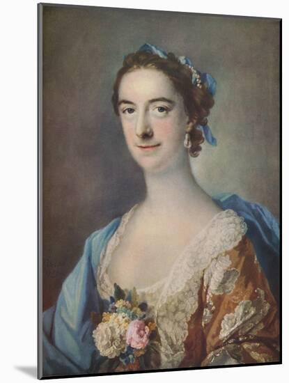 'Mrs Thomas Cripps', 1759-Francis Cotes-Mounted Giclee Print