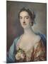 'Mrs Thomas Cripps', 1759-Francis Cotes-Mounted Giclee Print