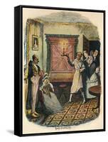 Mrs. Tibbs and Mr. Evenson, C1900-George Cruikshank-Framed Stretched Canvas