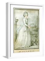 Mrs Tickell, C1780-1810-Richard Cosway-Framed Giclee Print