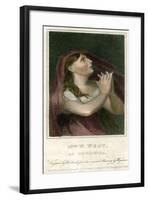 Mrs W West as Cordelia, 1820-Thomas Charles Wageman-Framed Giclee Print