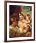 Mrs. Weddel and Children-George Henry Harlow-Framed Collectable Print