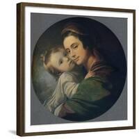 Mrs. West and Child, 1770-Benjamin West-Framed Giclee Print