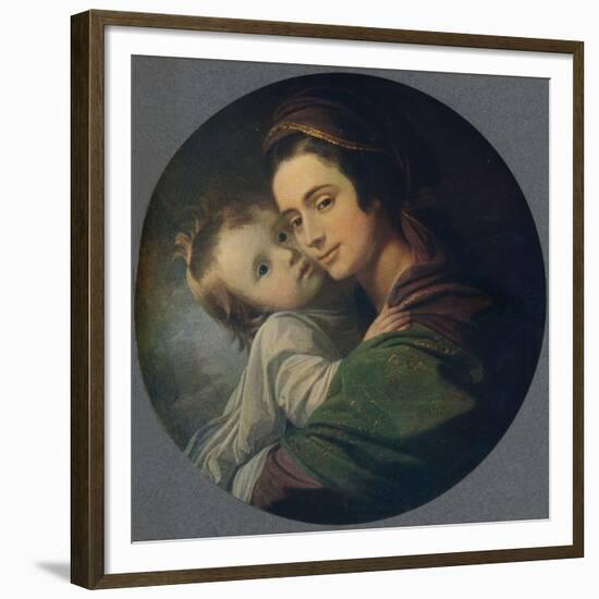 Mrs. West and Child, 1770-Benjamin West-Framed Giclee Print