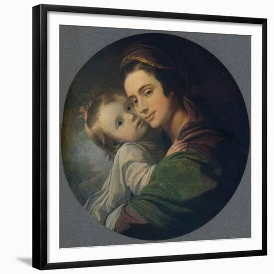 Mrs. West and Child, 1770-Benjamin West-Framed Giclee Print