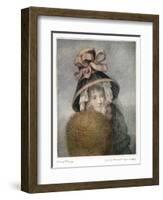 Mrs Wheatley in 1788-T. Bartolozzi-Framed Art Print