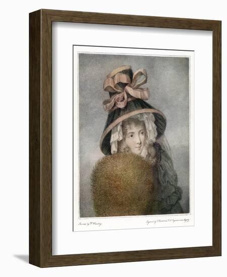 Mrs Wheatley in 1788-T. Bartolozzi-Framed Art Print