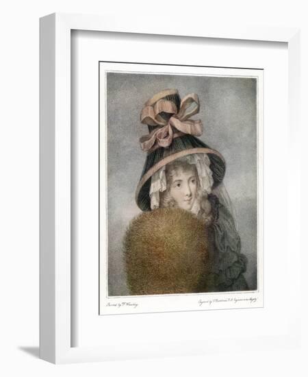 Mrs Wheatley in 1788-T. Bartolozzi-Framed Art Print