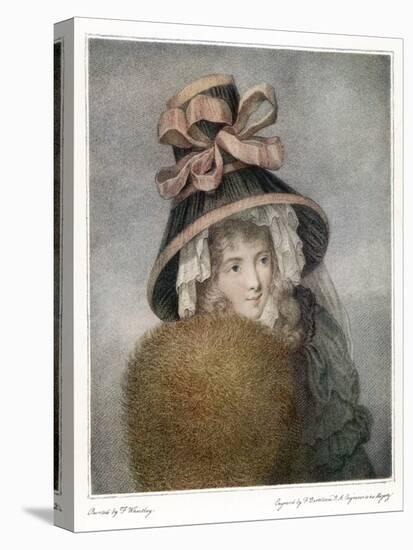 Mrs Wheatley in 1788-T. Bartolozzi-Stretched Canvas