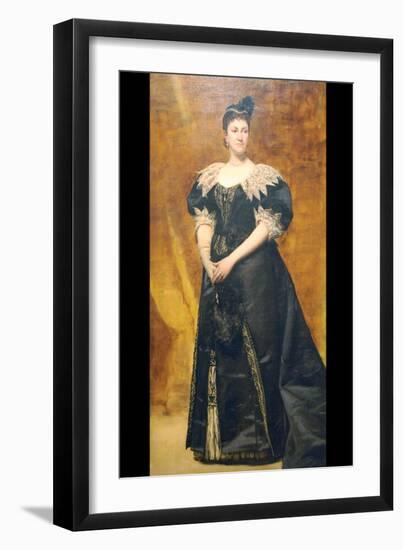 Mrs. William Astor-Charles Émile Carolus-Duran-Framed Art Print