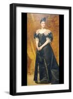 Mrs. William Astor-Charles Émile Carolus-Duran-Framed Art Print